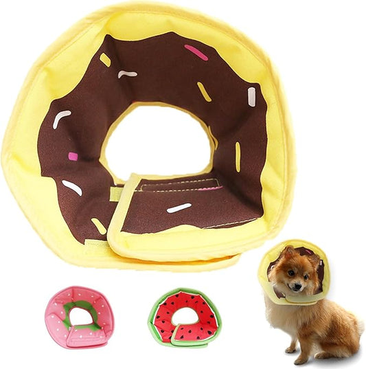 Soft Dog Cone, Lightweight Elizabethan Collar for Dogs, Adjustable Soft Cones for Dogs/Cats to Stop Licking After Surgery, Cute Donut Cone of Shame Alternatives for Pets (X-Large)