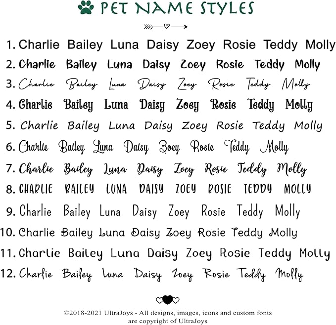 Ultra Joys Custom Personalized Dog ID Tag - Stainless Steel Hexagon Rose Gold Large