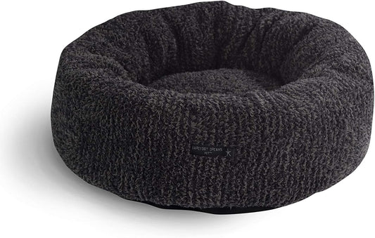 Barefoot Dreams® CozyChic® Round Pet Bed, Carbon-Black, Large (34.5")