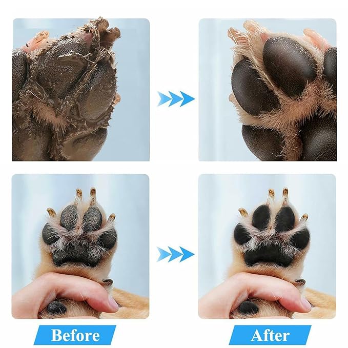 Portable Dog Paw Cleaner, Washer, Buddy Muddy Pet Foot Cleaner for Medium Breed Dogs and Cats, Blue
