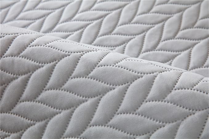 GIBZ Waterproof Dog Bed Cover Anti Slip Pet Furniture Protector Washable Blanket Large Soft Quilted Mat, Dark Grey, 100x127cm