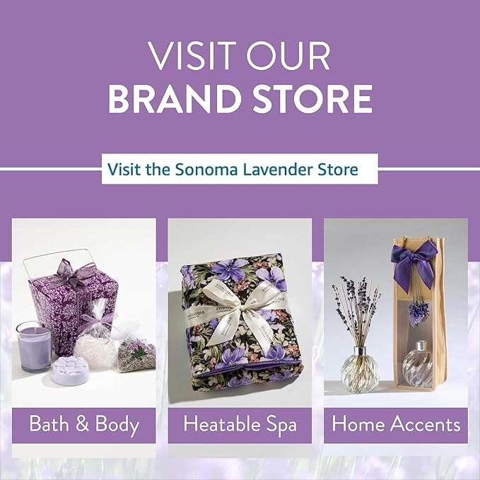 Sonoma Lavender Microwaveable Aromatherapy Pillows, Lavender Scented, Spunky The Lavender Monkey 12" with Removable Washable Cover Lavender Scented