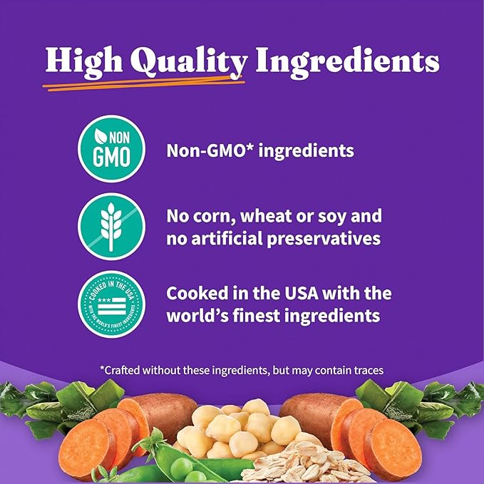 Halo Holistic Vegan Dog Food, Plant-Based Recipe with Kelp, Dry Dog Food, Complete Digestive Health, Kibble for Adult Dogs, 21 lb Bag