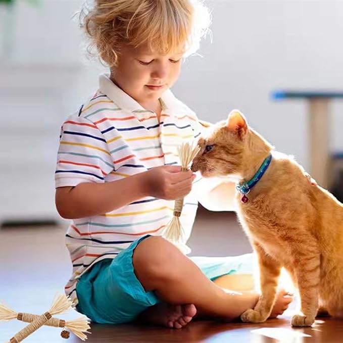 Cat Toys 3Pack Silvervine Chew Stick Kitten Treat Catnip Toy Kitty Natural Stuff Catnip for Cleaning Teeth Indoor Dental Snack Interactive