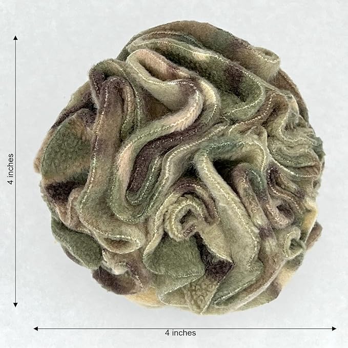 Puppy and Small Breed Snuffle Interactive Foraging Dog Puzzle Ball Toy Camouflage