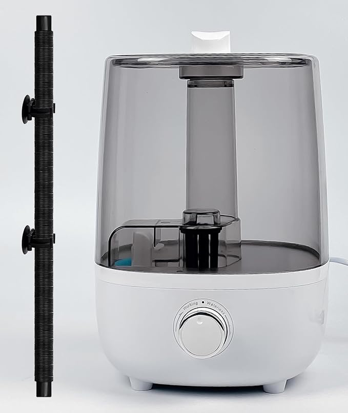 Reptile Fogger Humidifier Fog Machine Mister with 4L Visible Tank，with Dry-Run Protection Compatible with All Terrariums and Enclosures, Ideal for Reptiles/Amphibians/Plants/Herps/Vivarium/Moss