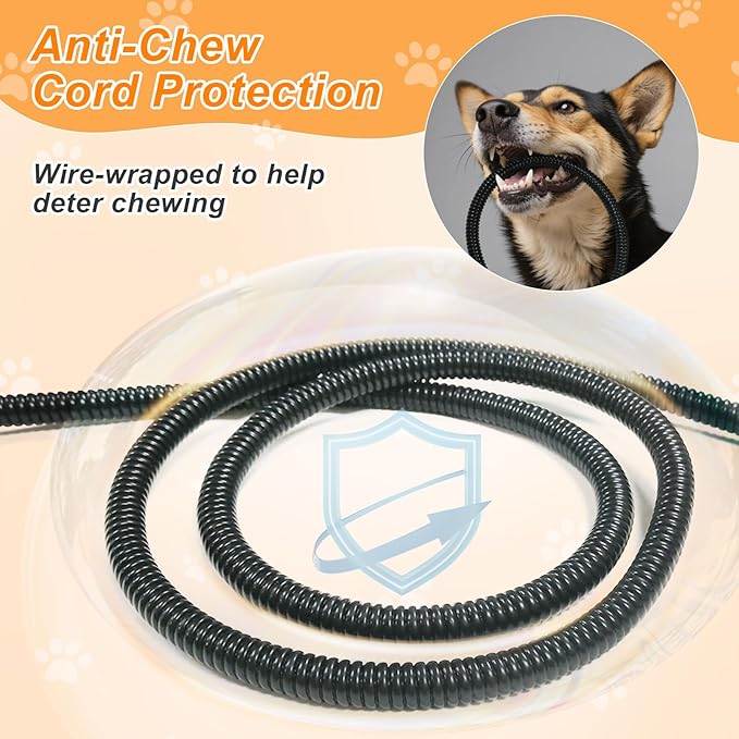 Dog Heating Pad,28×18 in Waterproof PVC Pet Heating Pad, Adjustable Thermostat+Constant On Function, Metal Protective Tube Comes with a Plush Cotton Sleeve，Whelping Box-Apricot