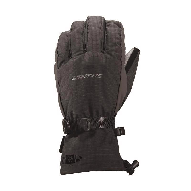 Seirus Heatwave Accel L Rip Stop Shell Insulated Black Cold Weather Gloves 8114.0.1424