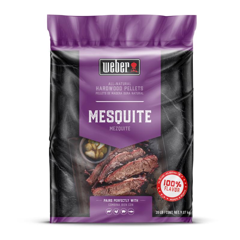 Weber Hardwood Pellets All Natural Mesquite 20 lb 190003