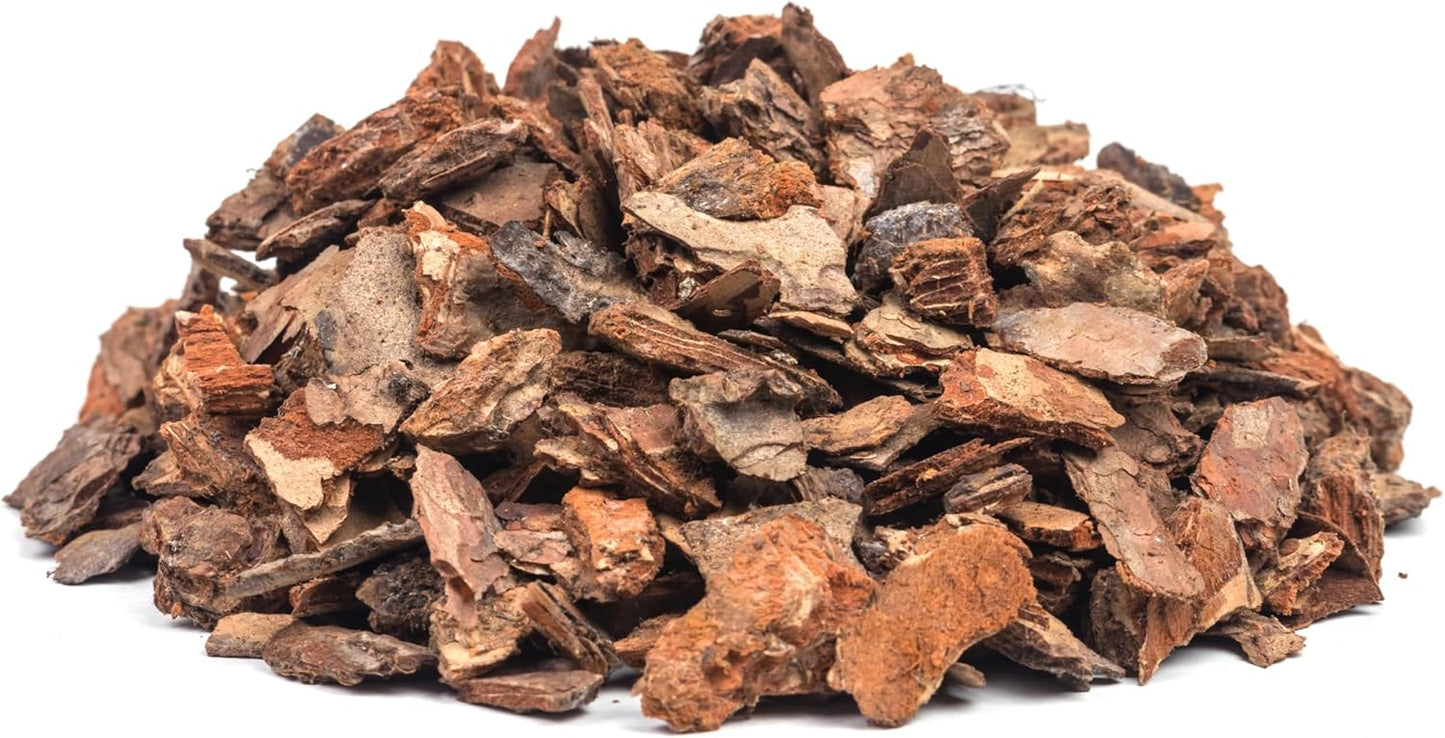 Premium Pine Bark Nuggets – Pine Bark Mulch for Gardens, Landscaping, Potted Plants, and Wood Chips for Garden Beds (0.7 CF - 20 L - 21 QTS)