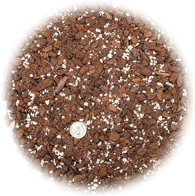 Gardenera Split Leaf Philodendron Potting Mix - Retains Moisture and Prevents Root Rot - 5 Quart