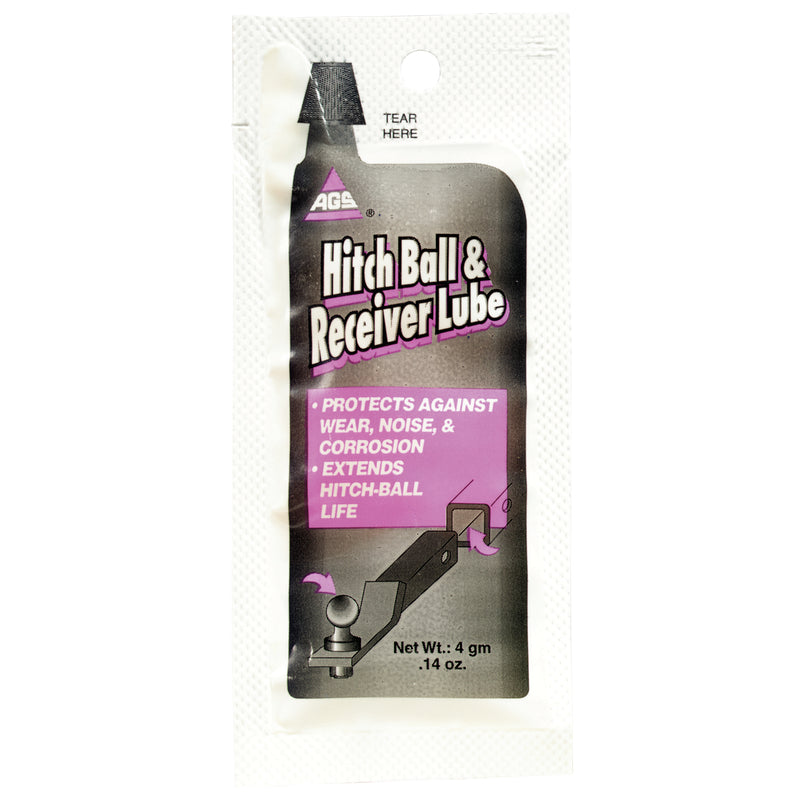 AGS Hitch Ball and Receiver Lubricant 0.14 oz HB-1, Pack of 25