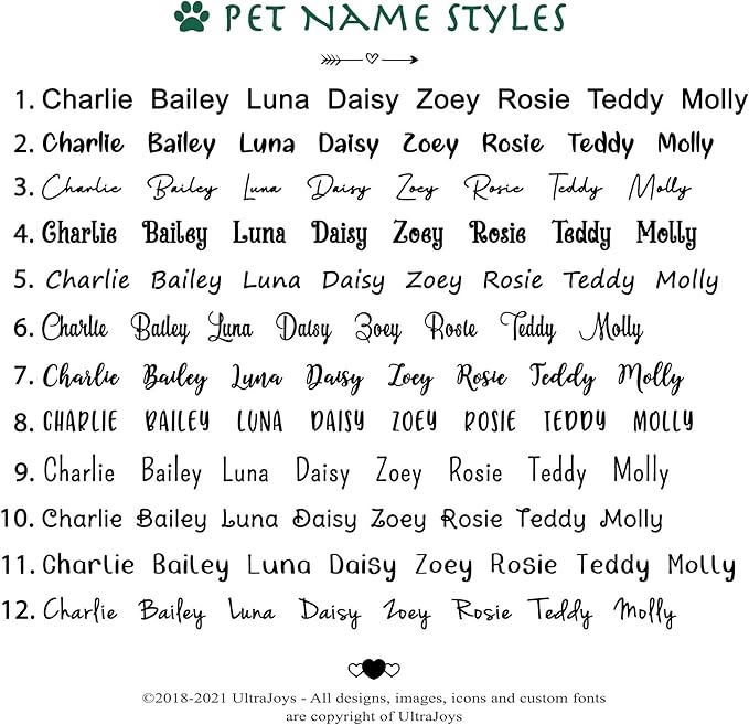 Ultra Joys Dog ID Tag, Custom Dog Tag Personalized Cat Tag, Pet ID Tag, Brushed Stainless Steel Round Silver Large