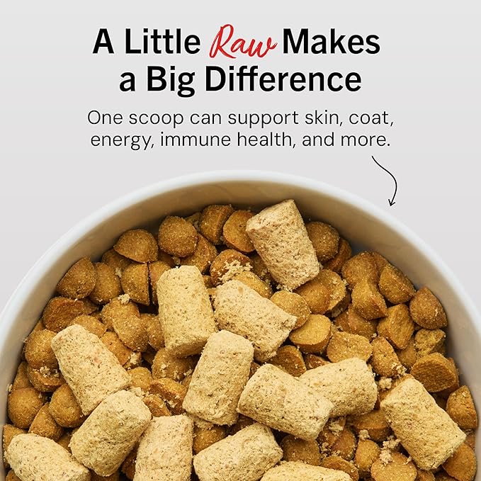 Stella & Chewy's Freeze-Dried Raw Duck Duck Goose Meal Mixers - Dog Food Topper and Mixer - Made with 95% Cage-Free Poultry, Organs & Bone - Perfect for Picky Eaters - Grain-Free - 18 oz