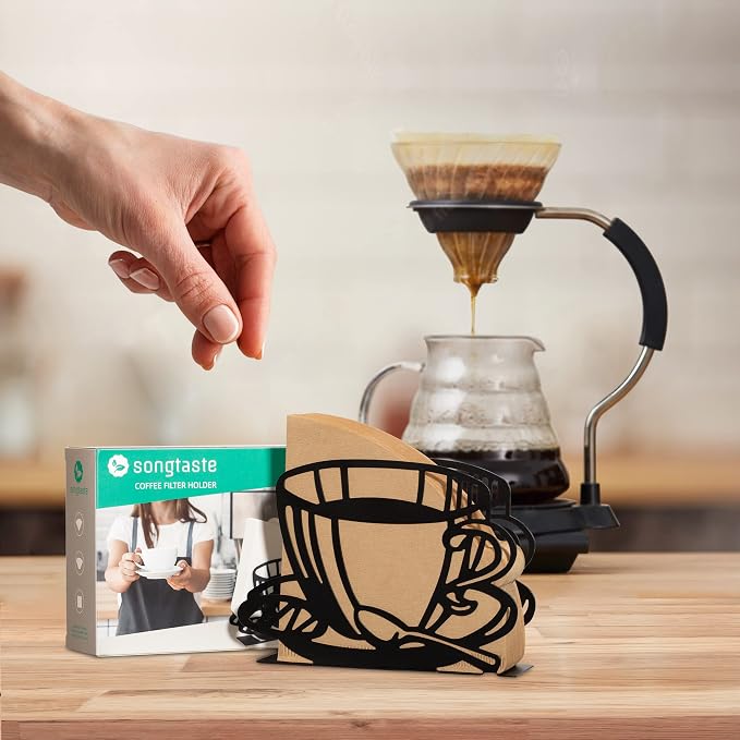 1 PCS Coffee Filter Holder, Coffee Paper Storage Rack Coffee Filter Paper