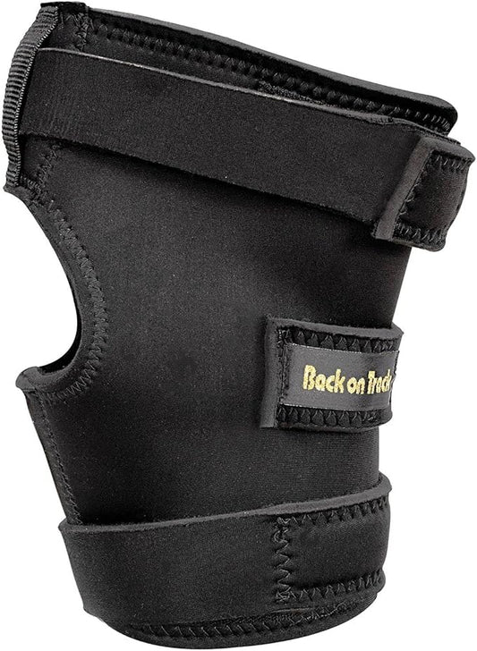 Back On Track Therapeutic Hock Boots (pr) w/Holes Black - XL (20270004)