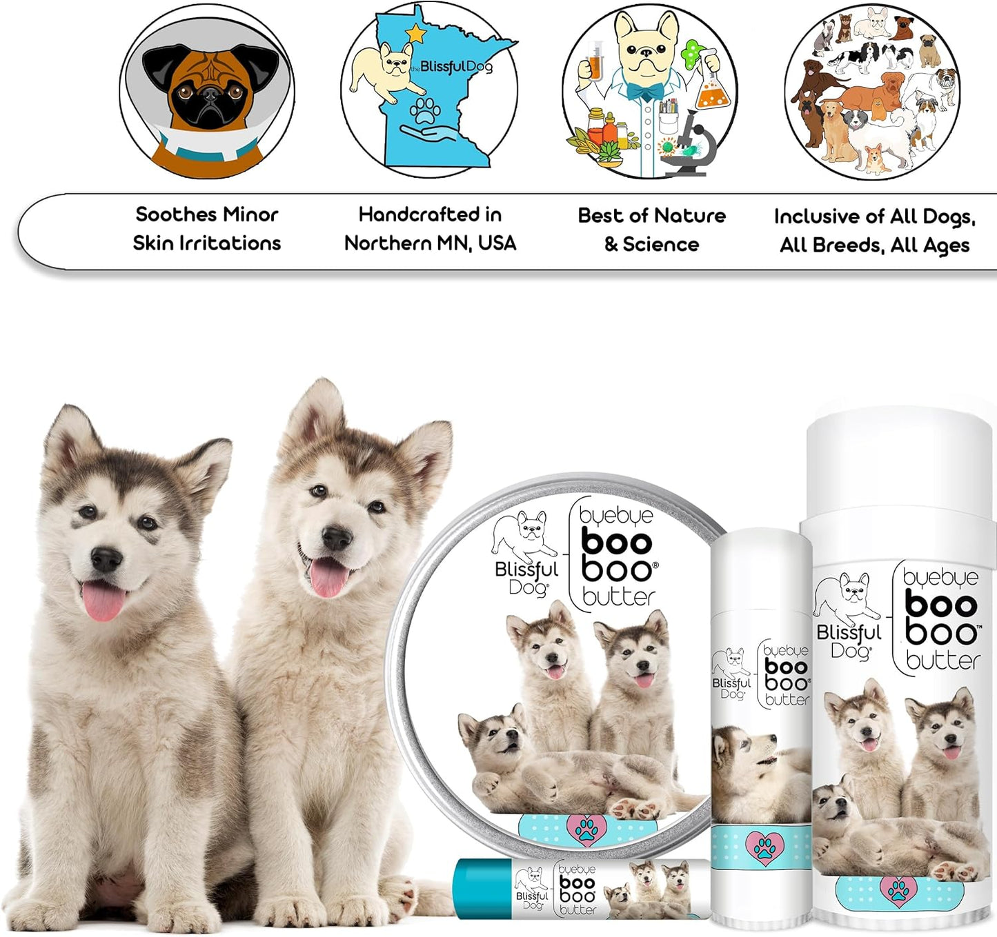 The Blissful Dog Malamute Boo Butter, 1 oz