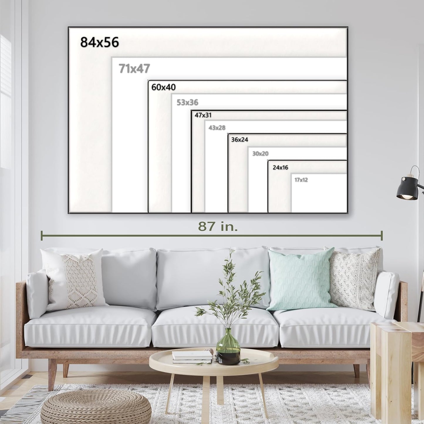 Nature Wall Art Prints - Ocean Forest Mountain Lake Canvas Landscapes - Small to Extra Large Living Room Bedroom Kitchen Bathroom Décor (Golf Course with Stone Bridge, 35L" x 53W")