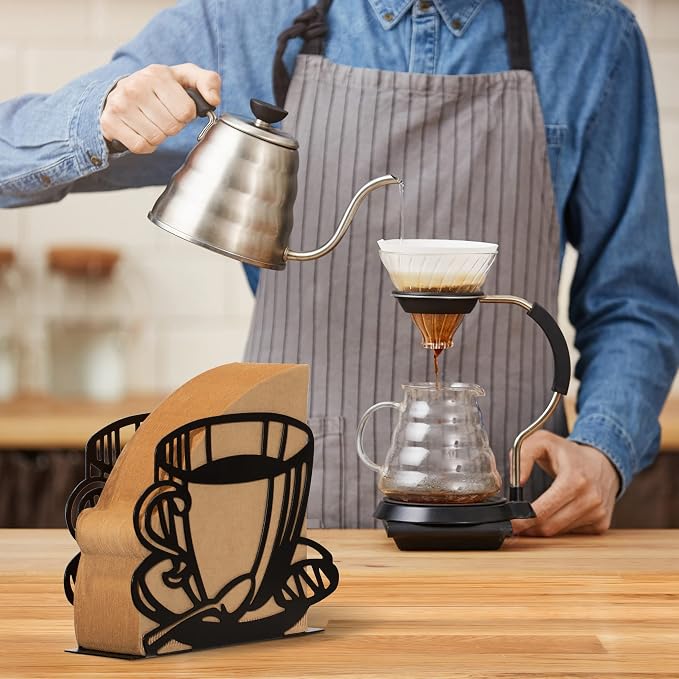1 PCS Coffee Filter Holder, Coffee Paper Storage Rack Coffee Filter Paper