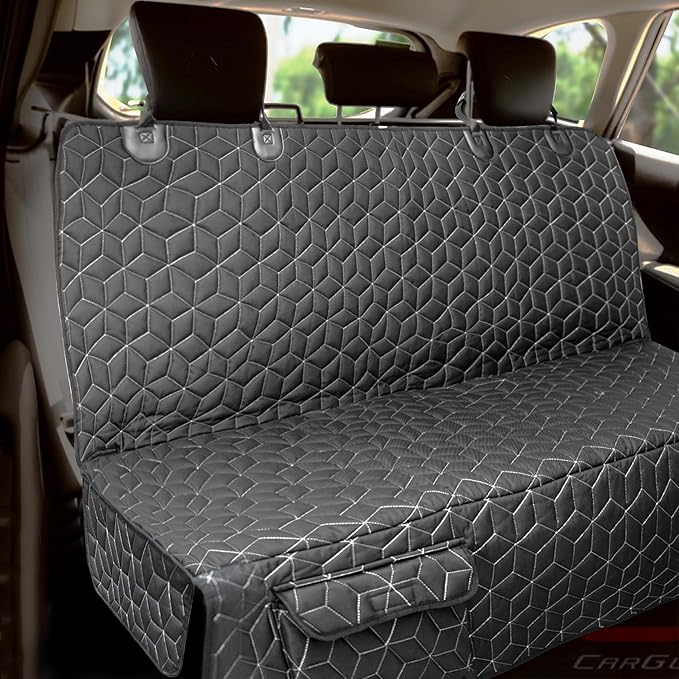 Dog Car Seat Covers for Back Seat, Waterproof Back Seat Covers for Ford Explorer/Subaru Outback/Honda Pilot, Heavy Duty Non Slip Back Seat Cover for Dogs in Car, Easy Clean Car Seat Protector