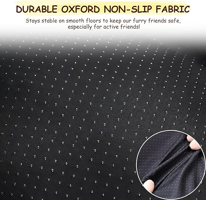 Washable Dog Bed for Small to Large Dogs, Calming Anti Anxiety Medium Dog Bed, Deluxe Plush Faux Fur Crate Beds, Comfy Fluffy Kennel Pad Pet Sleeping Mat with Non-Slip Bottom, 30"x20", Gray