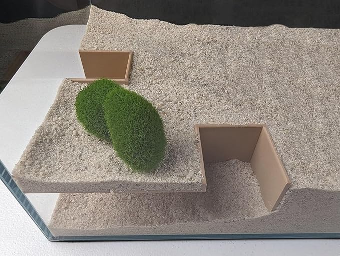 Fish Tank Tunnel Aquarium Hardscape, Shrimp Hide Aquarium Tunnel, Shrimp Tank Aquarium Decor Fish Tank Cave, Fish Tank Decorations Hideout, Fish Hideout for Aquarium, Fish Tank Accessories Decorations