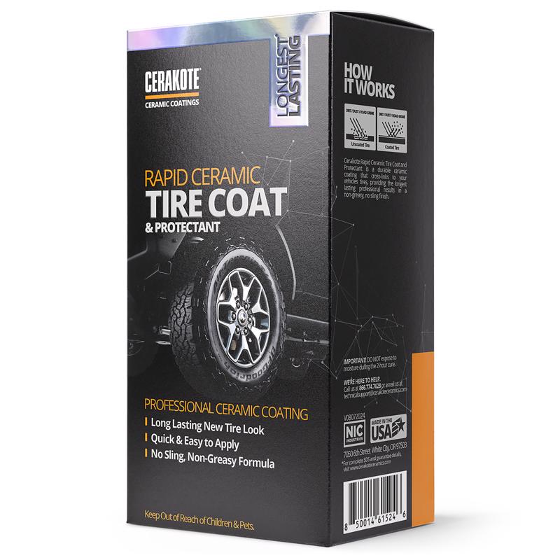Cerakote Rapid Ceramic Tire Coat and Protectant Ceramic AH-RCTIRE 1 pk