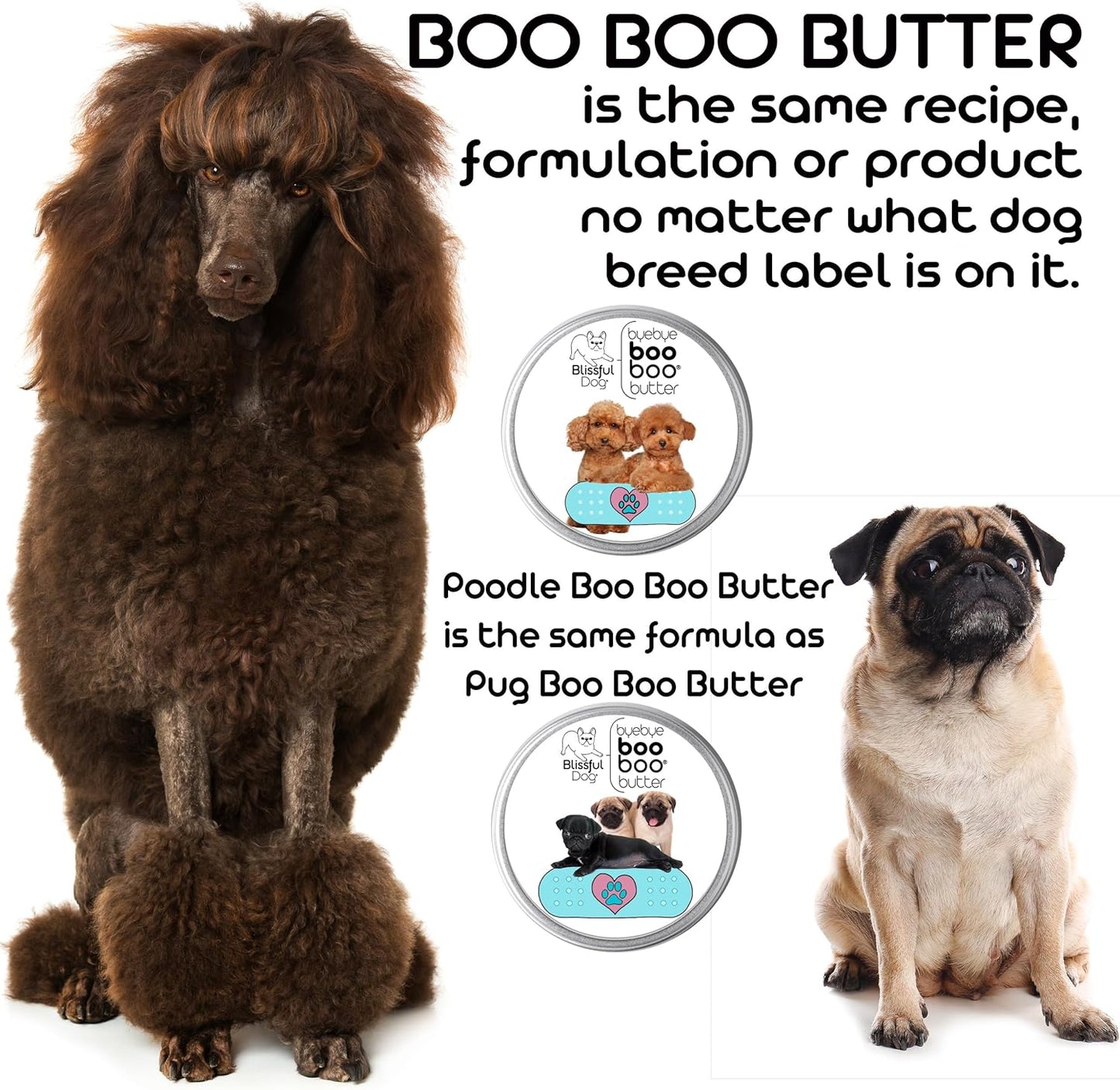 The Blissful Dog 1 oz TIN AUSTRAILIAN Cattle Dog Booboo Butter