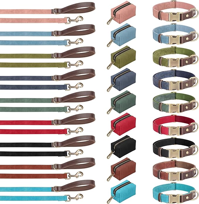 Didog Soft PU Leather Dog Collar for Large Dogs,Classic Adjustable Wide Pink Dog Collars with Quick Release Metal Buckle,Easy Clean and Comfortable with Nylon Lining,Pink,XL Neck 20-27", Width 1.2"