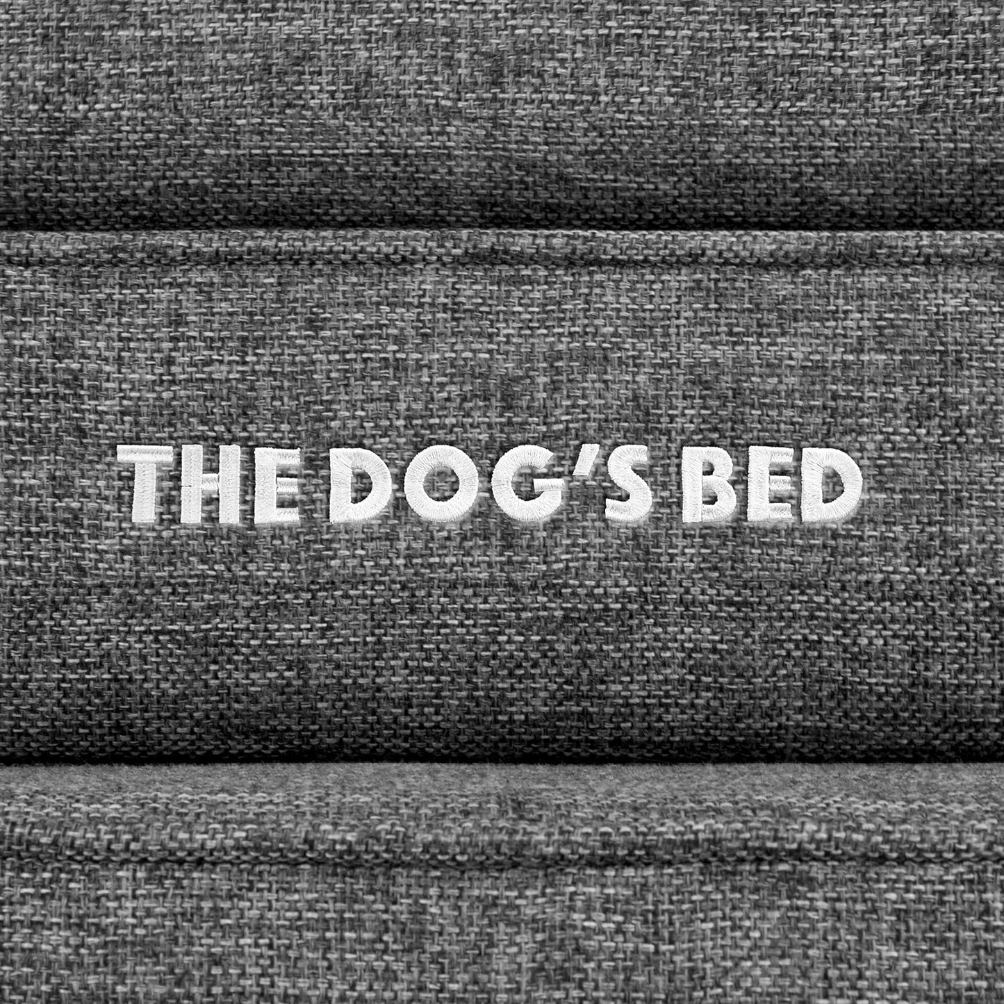 The Dog’s Bed Orthopedic Headrest Dog Bed XL Grey Linen 46x28, Memory Foam, Pain Relief for Arthritis, Hip & Elbow Dysplasia, Post Surgery, Lameness, Veterinary Approved, Waterproof Washable Cover