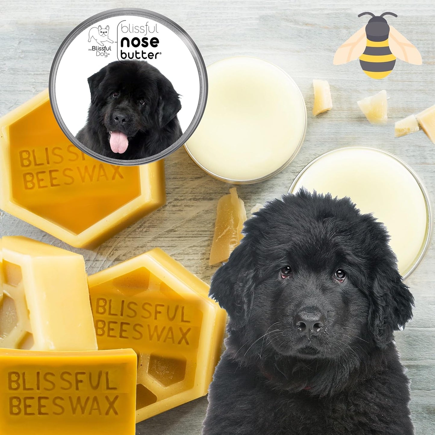 The Blissful Dog Newfoundland Unscented Nose Butter - Dog Nose Butter, 16 Ounce