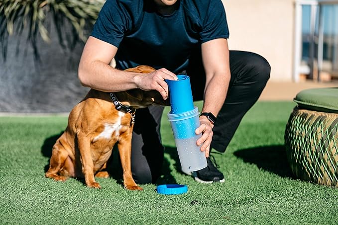 Dexas MudBuster Large Portable Pro Blue Paw Cleaner for Dogs - Premium Quality Pet Supplies and Accessories