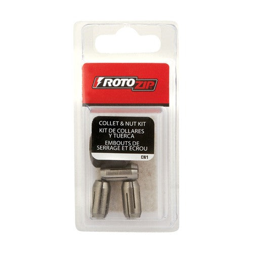 Rotozip .8 in. L Replacement Collet CN1 3 pc